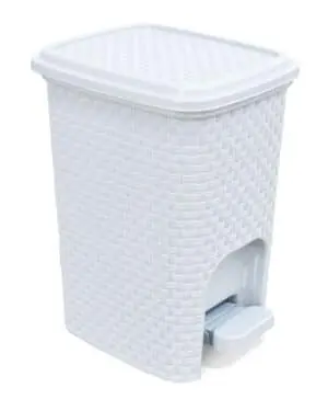 Lixeira Rattan com Pedal - 7 litros - Imagem 2
