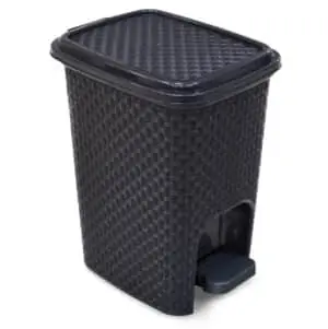 Lixeira Rattan com Pedal - 7 litros