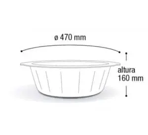 Bacia Frisada 25 Litros - Imagem 3