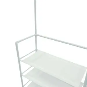 Organizador Multiuso 4 Prateleiras + 8 Ganchos 26,5x60x154cm Cosy - Imagem 3