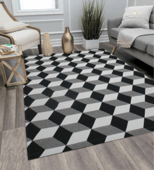 Tapete Flannel Geométrico 1,40x2,00M Estampa Sortida - Imagem 6