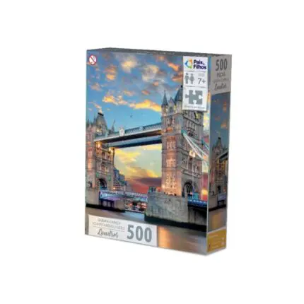 Quebra-Cabeça Londres Ponte do Tâmisa 500 pçs - Pais & Filhos