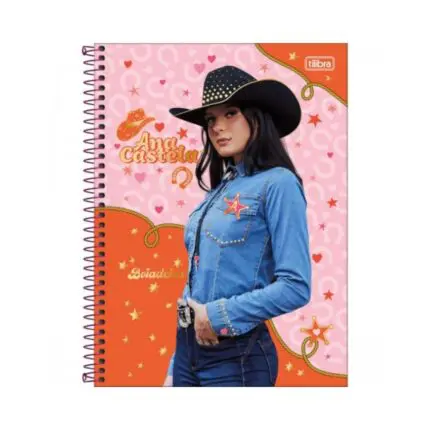 Caderno Universitário Ana Castela 1 Matéria C/ 80 Folhas - Tilibra