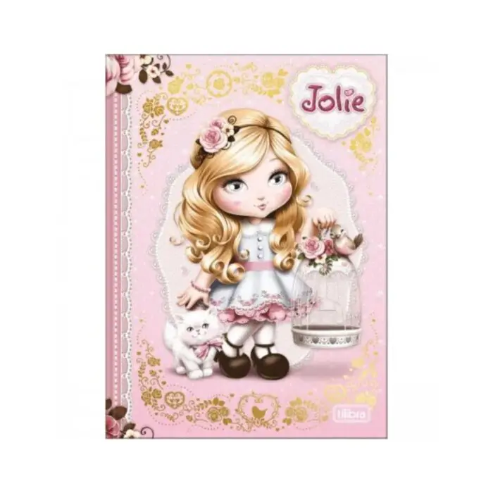 Caderno Brochura Colegial Jolie Vintage C/ 80 Folhas- Tilibra - Imagem 4