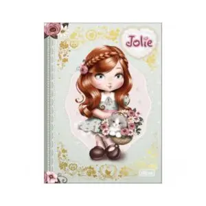 Caderno Brochura Colegial Jolie Vintage C/ 80 Folhas- Tilibra