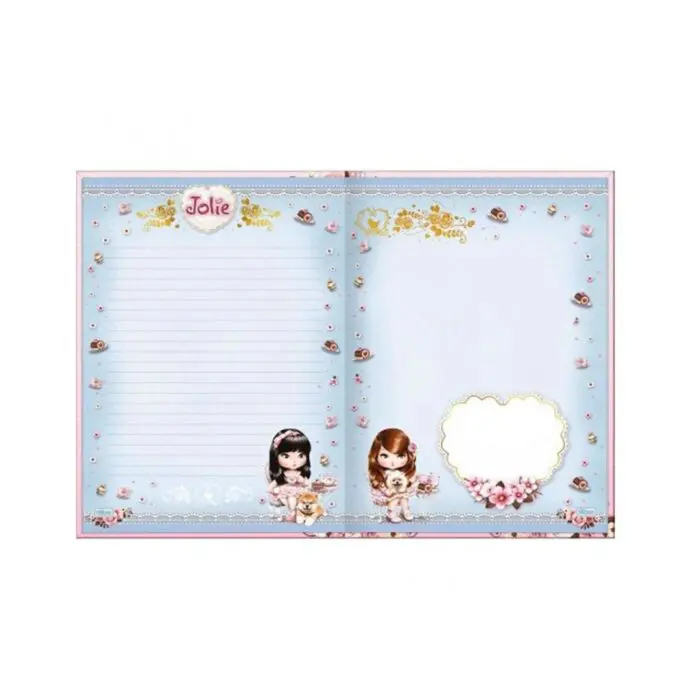 Caderno Brochura Colegial Jolie Vintage C/ 80 Folhas- Tilibra - Imagem 3