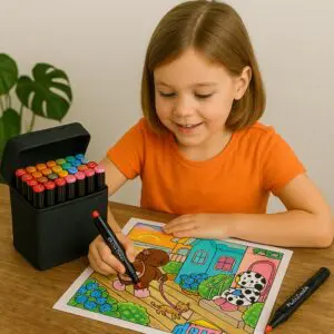 Estojo / Kit Canetinhas Touch Marcadoras com Ponta Dupla para Pintura - Imagem 2