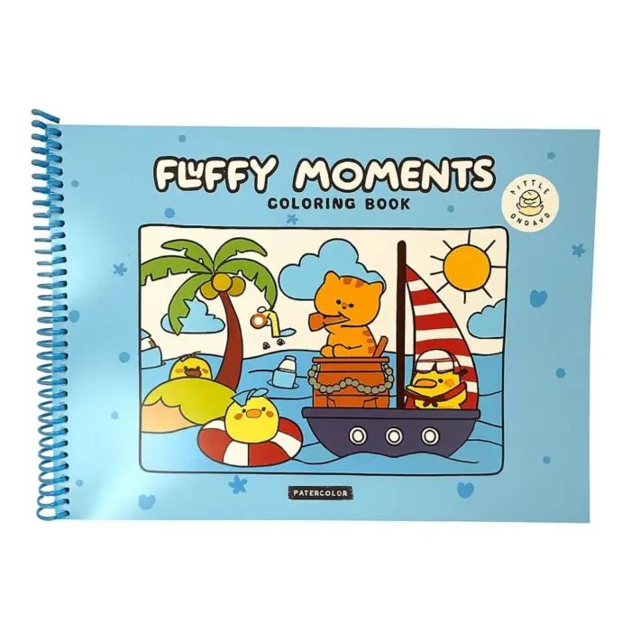 Livro para Colorir Fluffy Moments Estilo Boobie Goods Capa Mole 20 Folhas Sortido - Papercollor - Imagem 3