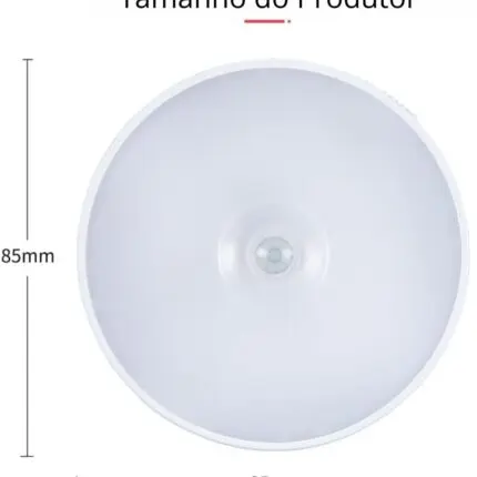 Luminária com Sensor de Movimento 16 Led's 3W Bivolt - Caerus