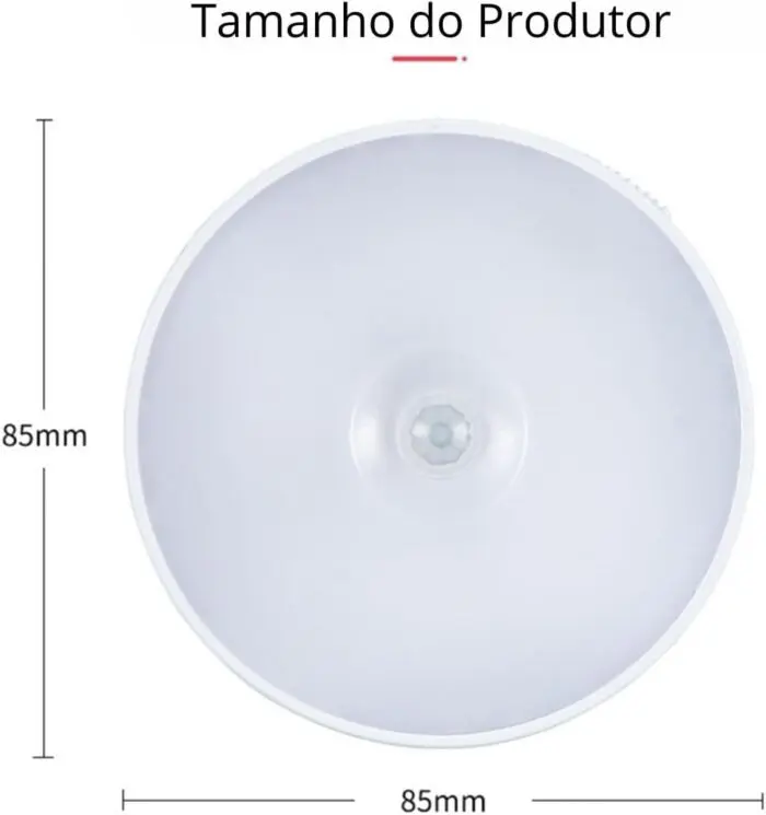 Luminária com Sensor de Movimento 16 Led's 3W Bivolt - Caerus - Imagem 1