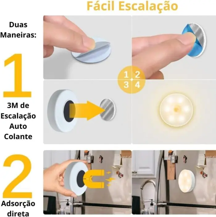 Luminária com Sensor de Movimento 16 Led's 3W Bivolt - Caerus - Imagem 7