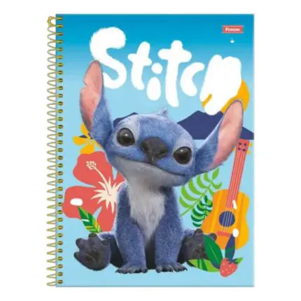 Caderno Universitário 80 Folhas 1 Matéria Lilo & Stitch Movie - Foroni