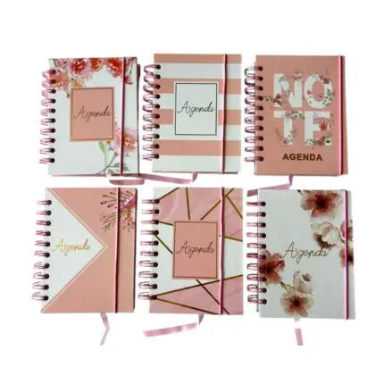 Agenda Permanente 160 Folhas 129x179mm Capa Dura Papel Off-Set 60g/m² AG23092