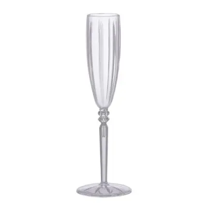 Taça para Champagne de Plástico 145ml LIV - Paramount