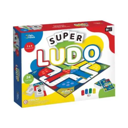 Jogo de Tabuleiro Super Ludo - Pais & Filhos