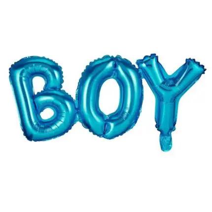 Balão Letra Cursiva Boy Animare-82x80