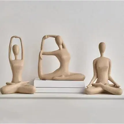 Adorno De Mesa Figura Yoga