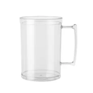 Caneca de Chopp Transparente em Acrilico Cristal de 500ML - Quallitec