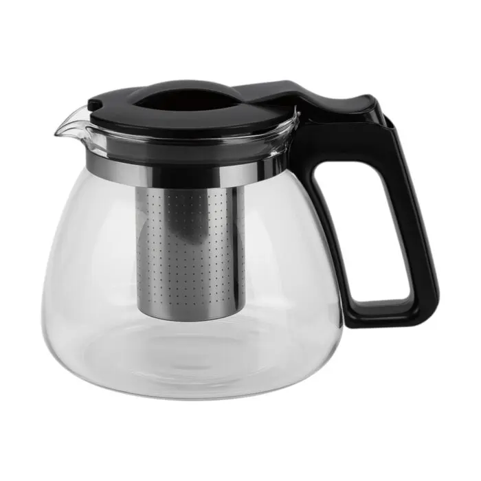 Chaleira de Vidro com Infusor de Aço Inox 900ml - Petrin - Imagem 1