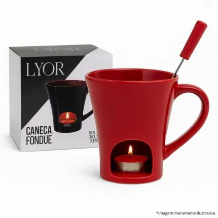 Caneca para Mini Fundue Ivy Porcelana 200ml - Lyor