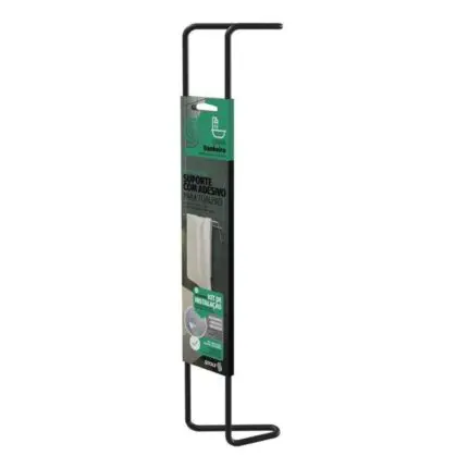 Suporte para Toalha com Adesivo 41,5cm Linha Black - Stolf