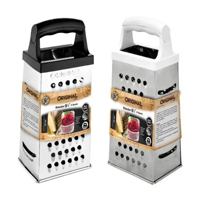 Ralador com 4 Faces 9,5" de Aço Inox 24cm - Original Line - Imagem 3