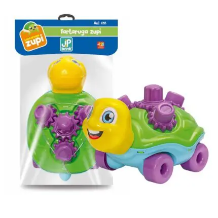 Brinquedo Didático Tartaruga Zupi 22cm - JP brink