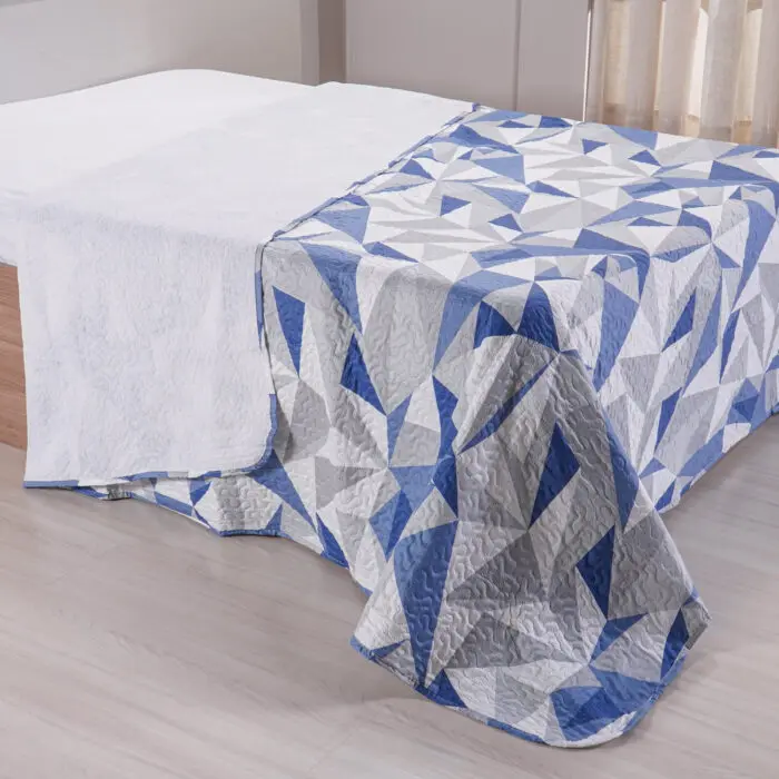 Colcha Basic Estampada 1,80x2,15m 100% Poliéster 1 Unidade Casal Sortido - Panosul - Imagem 2