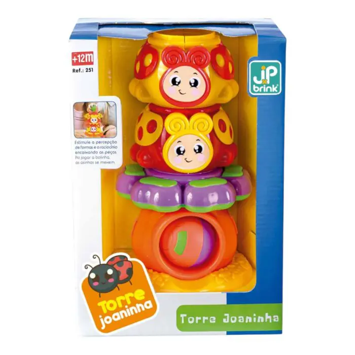 Brinquedo Torre Didática Joaninha REF:251 - JP brink - Imagem 1