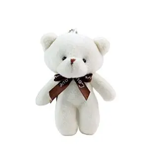 Chaveiro Metal com Urso de Pelúcia 12cm-Interponte
