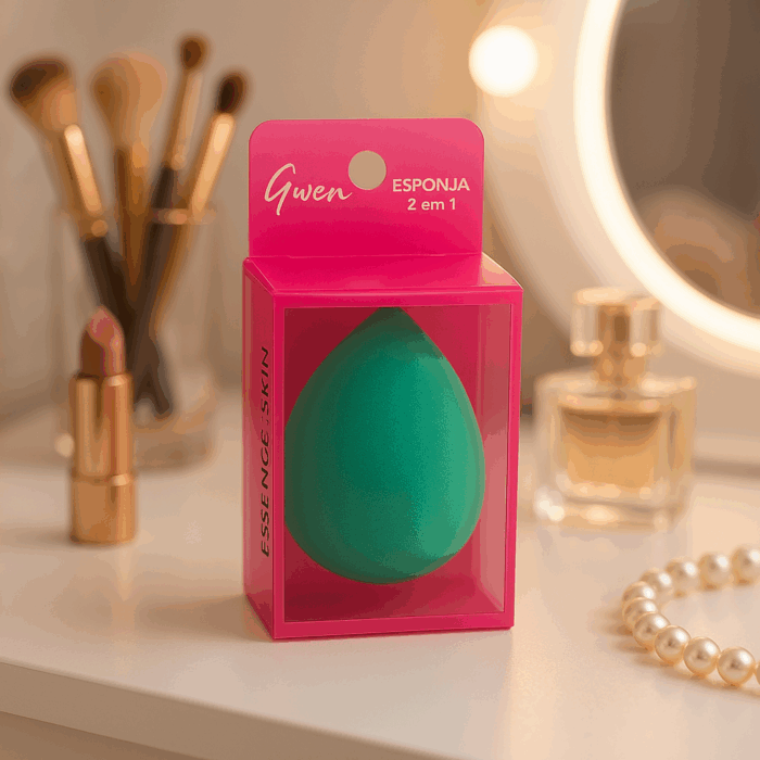 Esponja Chanfrada para Maquiagem-Essence Skin - Imagem 2