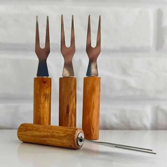 Kit de Garfos para Petiscos com 4 Unidades de 11cm cada - Top Chef - Imagem 2