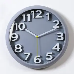 Relógio de Parede de Vidro e Plástico Colorido Sortido 25cm - Imagem 3