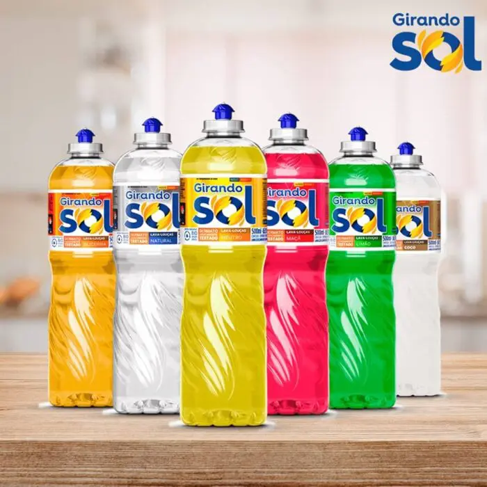 Detergente Lava Louças 1 Unidade 500ml - Girando Sol - Imagem 2