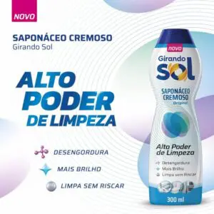 Saponáceo Cremoso 300ml - Girando Sol - Imagem 4