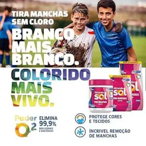 Tira Manchas Sem Cloro em Pó Pote com 400g - Girando Sol - Imagem 3