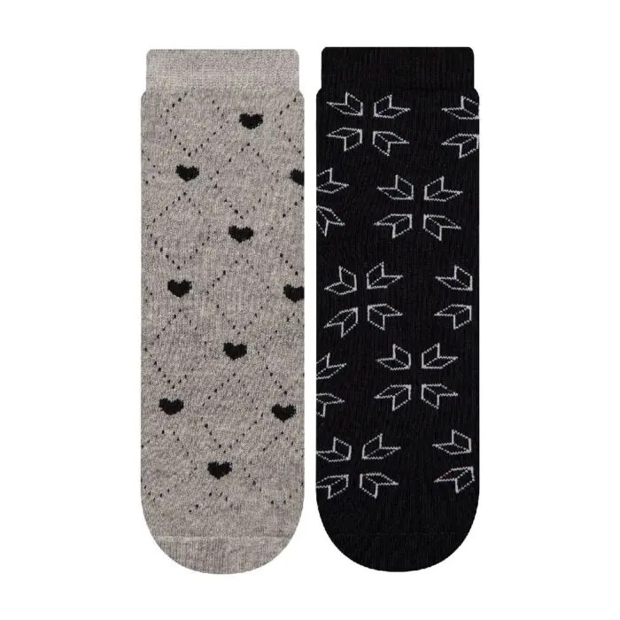 Kit 2 Pares de Meia Soquete Atoalhada Adulto 34-39-Cia da Meia - Imagem 1