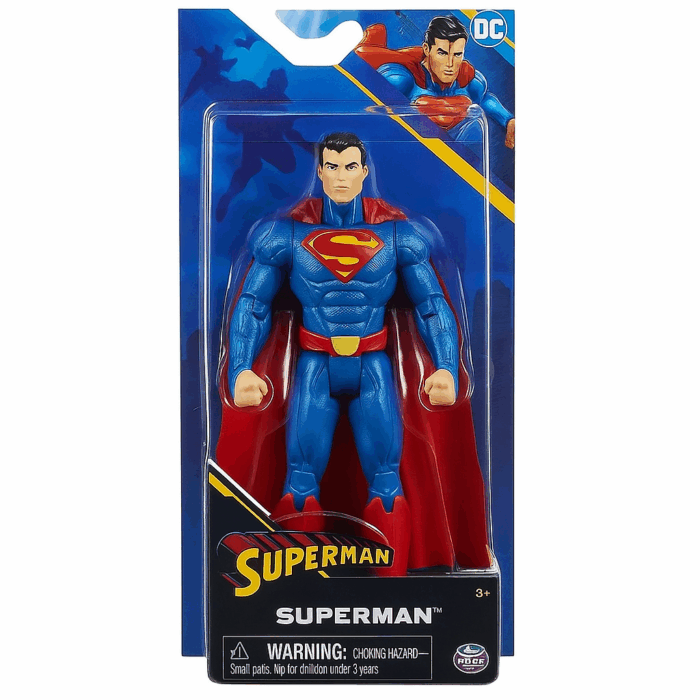 Boneco Super Heroi Superman 15cm-Spin Master - Imagem 1
