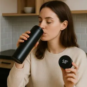 Garrafa Térmica Digital 400ML - Ecos Houseware - Imagem 2