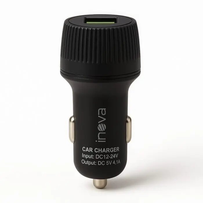 Carregador de Celular Veicular Turbo USB Duplo 4.1A Modelo G06 (S/ Cabo) - Inova - Imagem 3