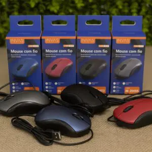 Mouse com Fio de 1,2M Modelo IN-20055 - INVAS - Imagem 3