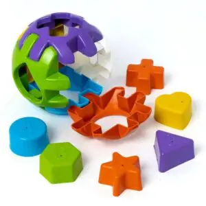 Brinquedo Didático Bola Educativa M de 14cm - JP brink - Imagem 3