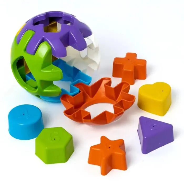 Brinquedo Didático Bola Educativa M de 14cm - JP brink - Imagem 3