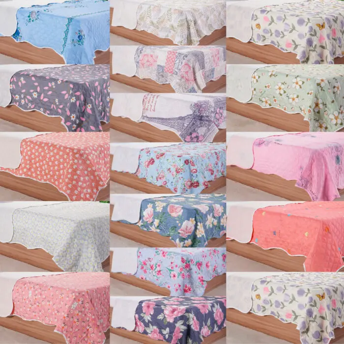 Colcha Basic Estampada 1,80x2,15m 100% Poliéster 1 Unidade Casal Sortido - Panosul - Imagem 4