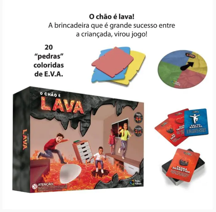 Jogo O Chão é Lava - Pais & Filhos - Imagem 2