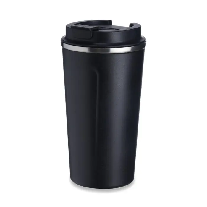 Copo Térmico de Aço Inox com Tampa Coffee 500ml Sortido  - Amigold - Imagem 1