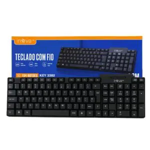 Teclado com Fio 104 Botões KEY-8382 - Inova