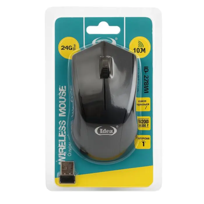 Mause Sem Fio Wireless 3200DPI 2.4Ghz ID-2787M - Idea - Imagem 1