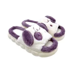 Pantufa/Chinelo Peluciado Adulto Cachorrinho Estilo Nuvem 36 ao 43 CH Ref.: 51465 Sortido - Majestic Soft