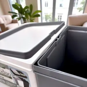 Lixeira Ecoduo com 2 Compartimentos e Tampa Removível 20L - Lig Brin - Imagem 8